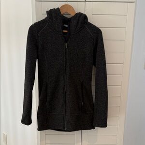 Athleta Charcoal Zip-Up Jacket